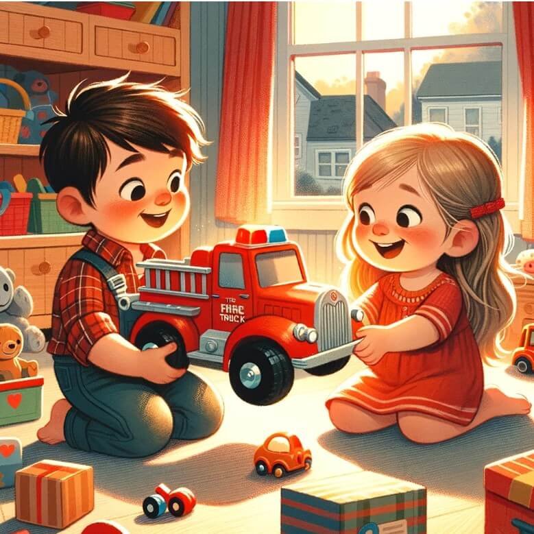 Charlie and the Red Fire Truck 1 Charlie and the Red Fire Truck