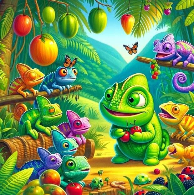 Charlie the Unique Chameleon 1 Charlie the Unique Chameleon