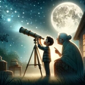 Lucas and the Starlit Night