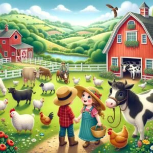 Lucy's Day at Green Meadows Farm