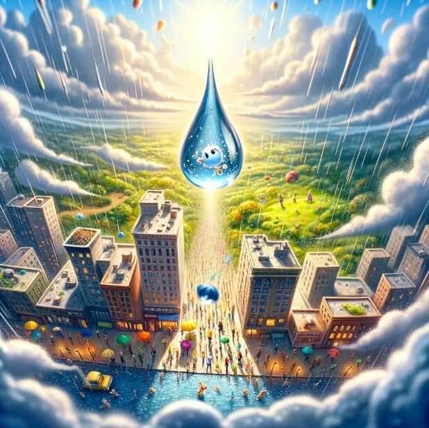 Riley the Raindrop's Big Adventure 1 Riley the Raindrop's Big Adventure