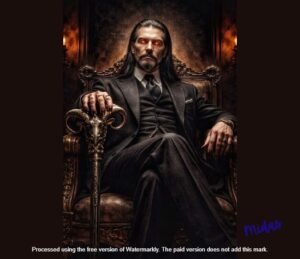 Dark, Cinematic Portrait 4